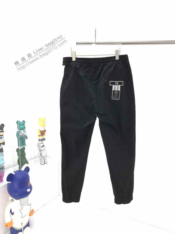 Y-3男裝 山本耀司2020最新限定系列長褲 褲腳螺紋收口 男女同款  ydi3046